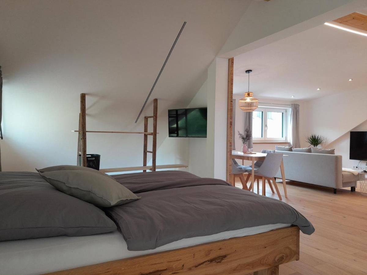 Ferienwohnung Bergblick Loft อัสเชา อิม คีมเกา ภายนอก รูปภาพ